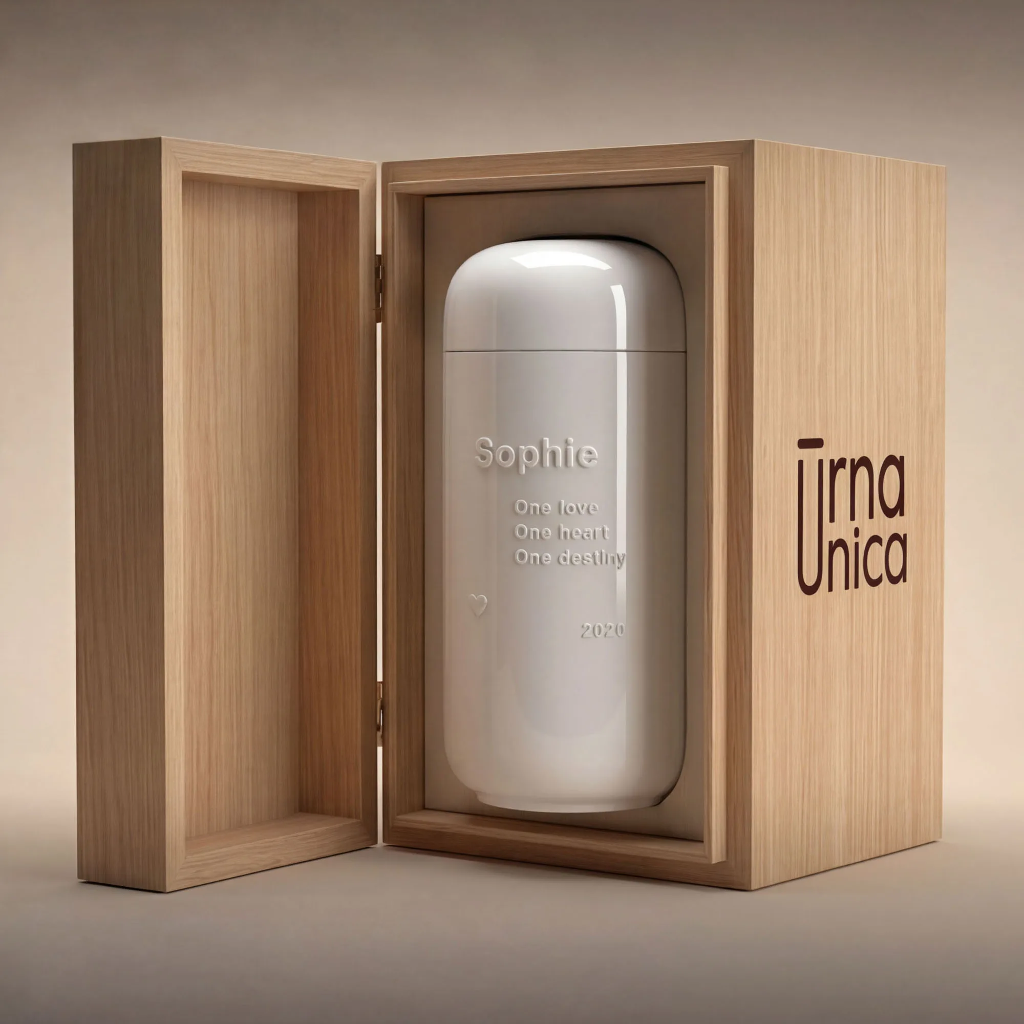 Levering in houten kistje